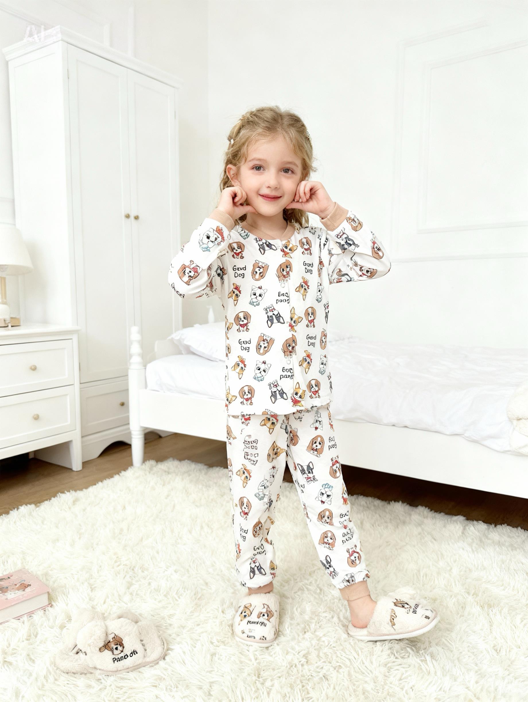 Happy Dog Unisex Pijama Takım  (3-6 yaş aralığı)