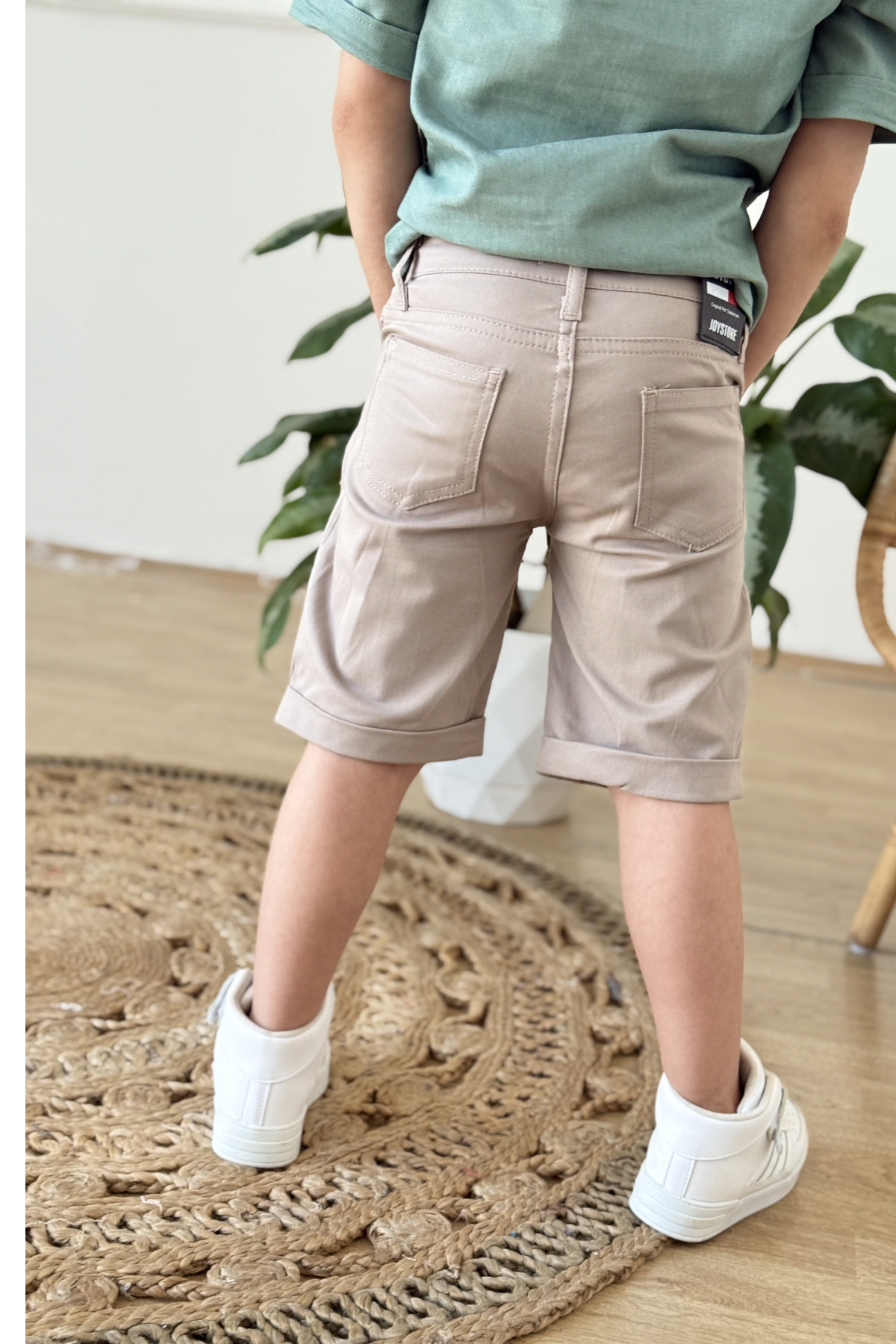 Joystore Erkek Şort - Bej (4-15Yaş)