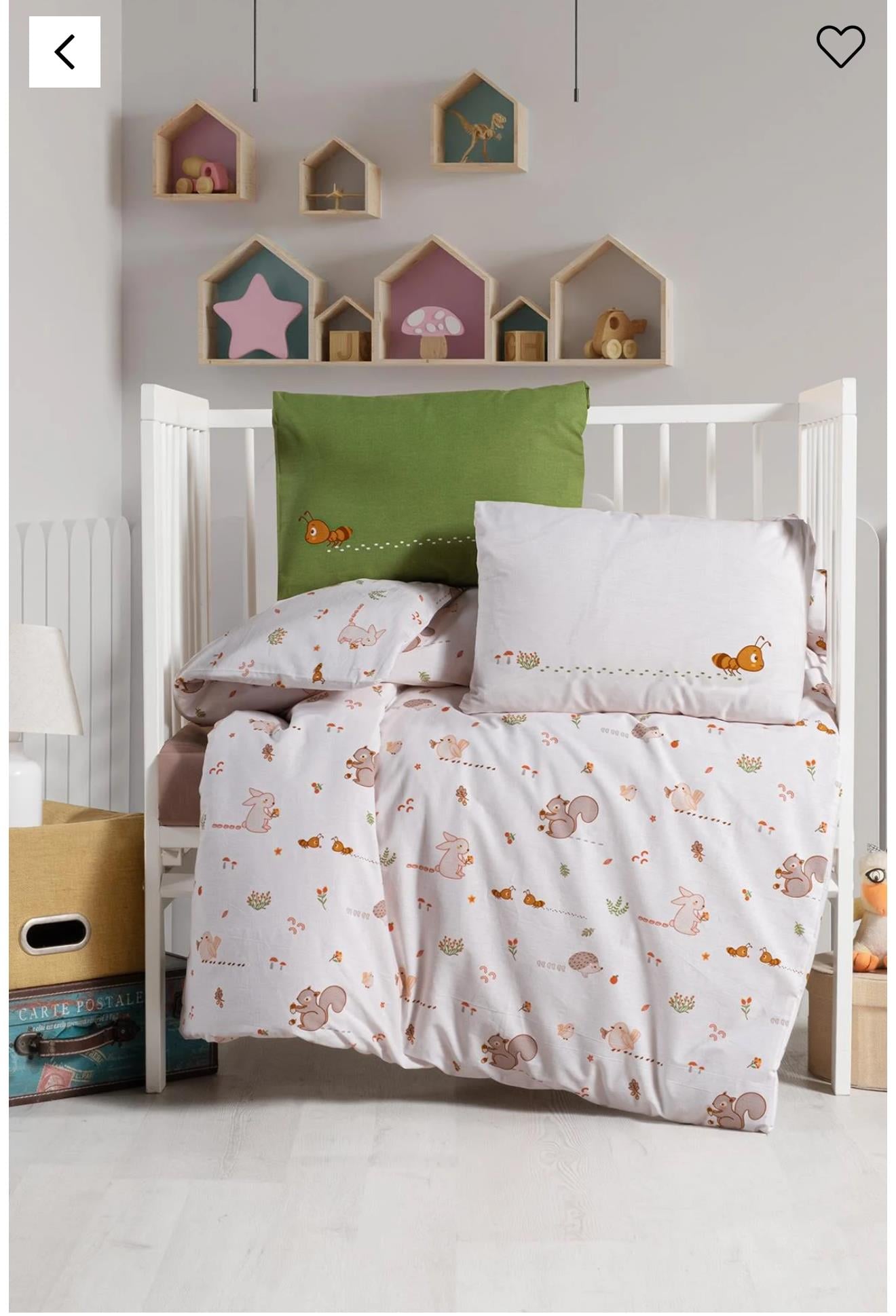 Kanz Tiny Ant Ranforce Bebek Nevresim Takımı 