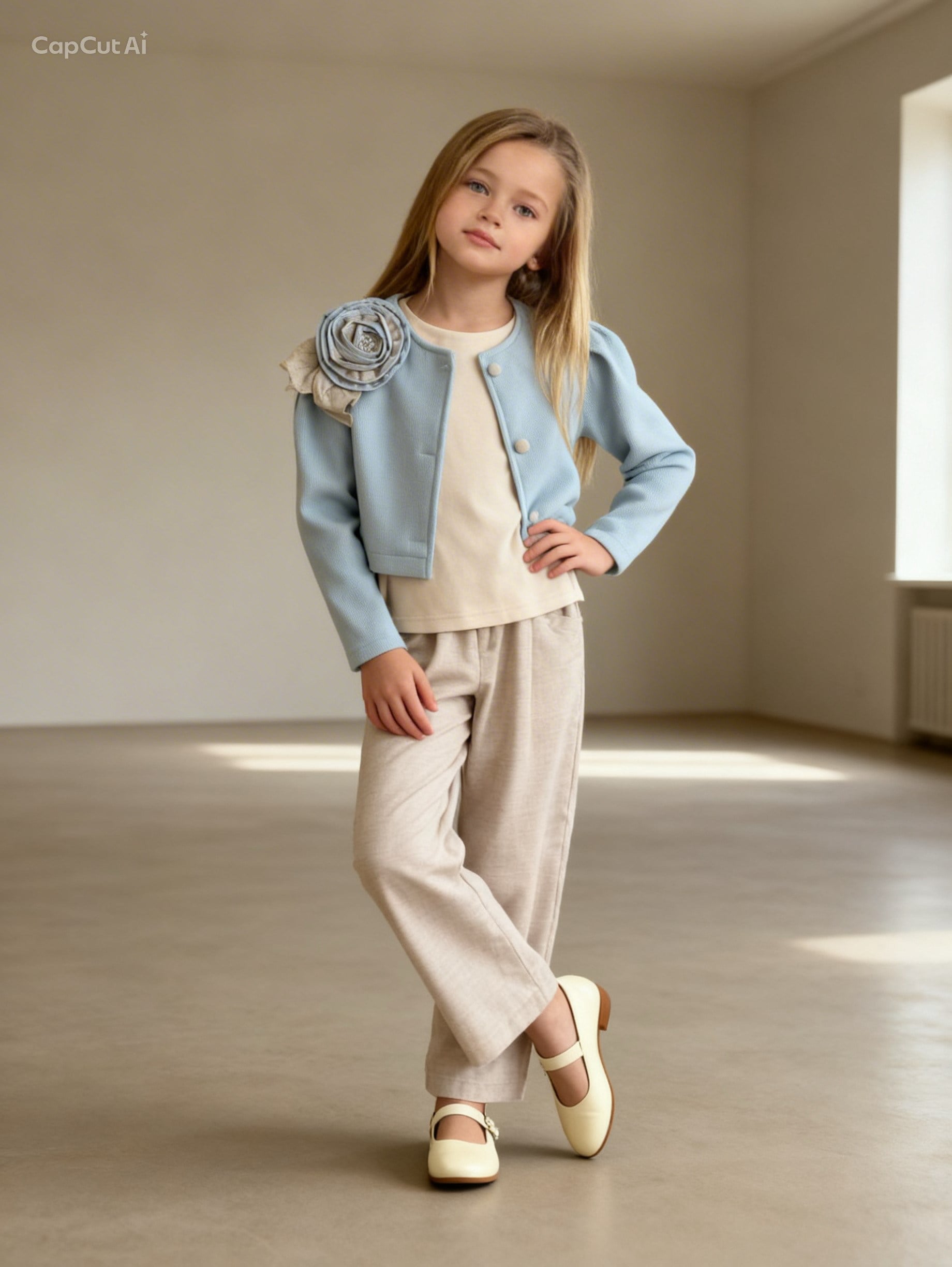 Manolya 3'Lü Takım -Mavi(5-8yaş)