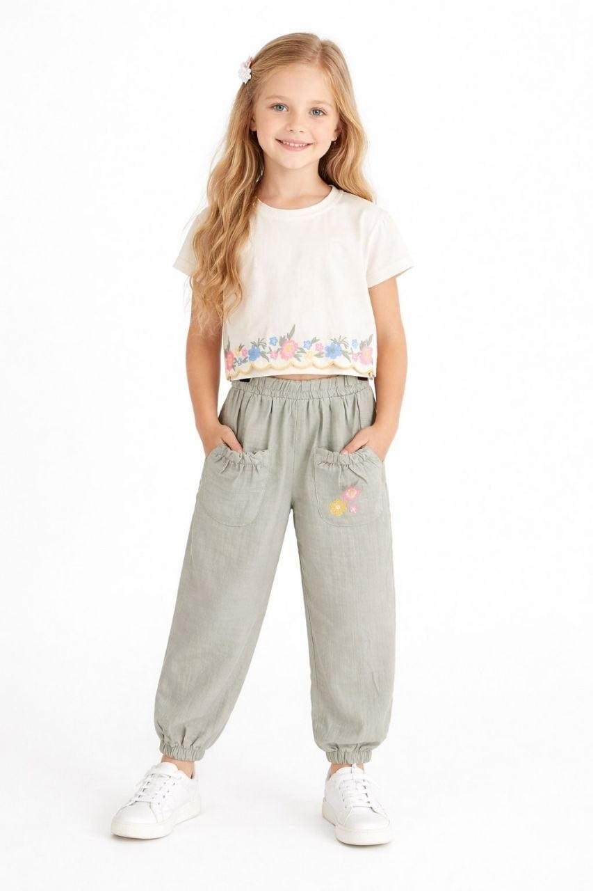 Pantolonlu Takım (13460) - Haki (3-10yaş)