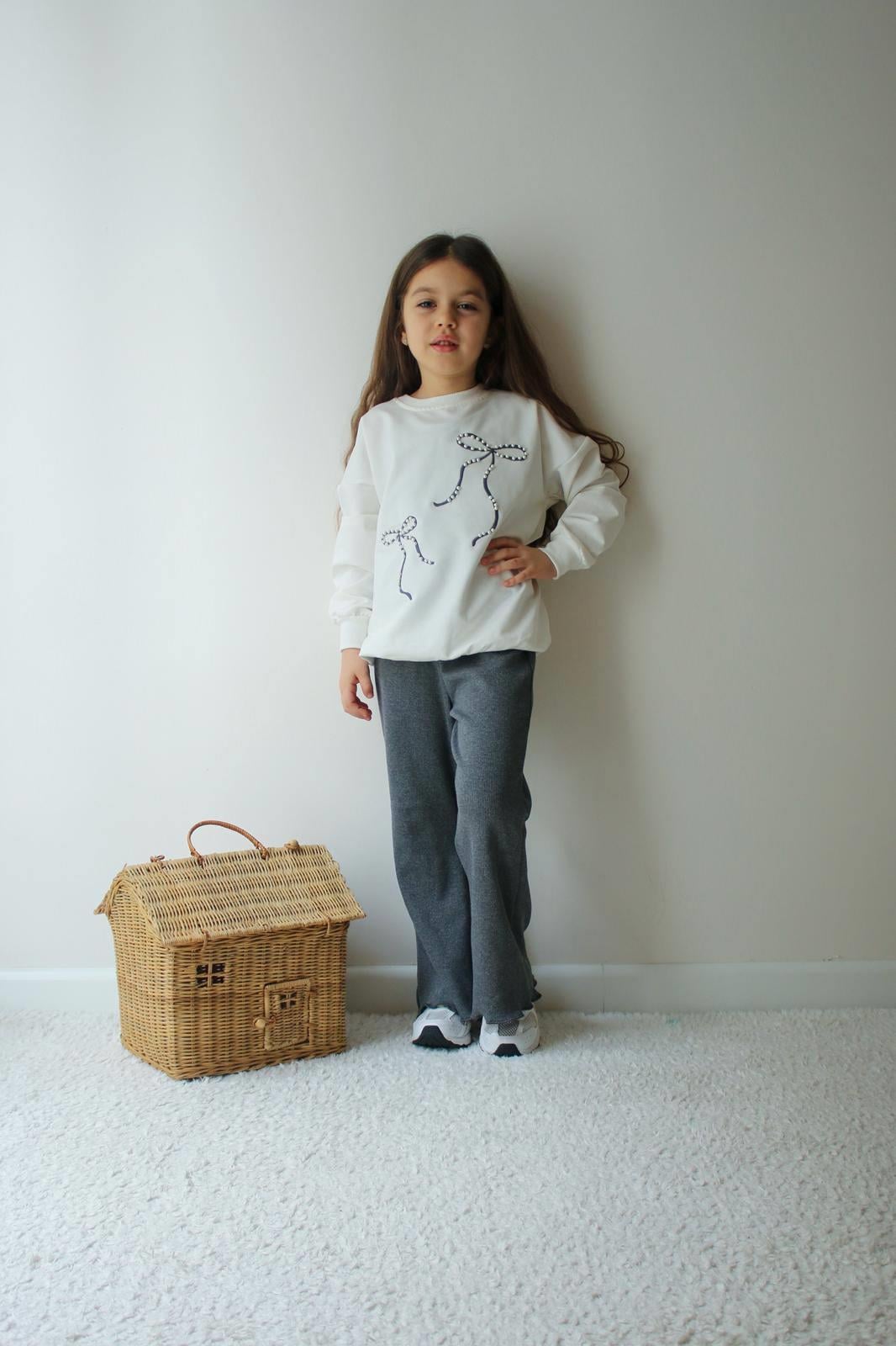 Pearl Grey Takım- Beyaz(3-10yaş)