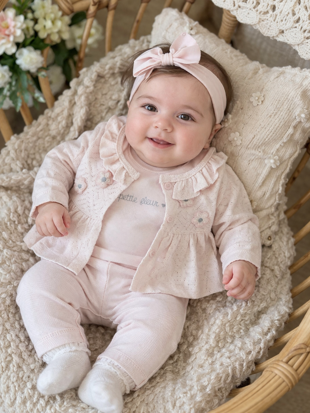 Petite 3 lü Takım - Soft Pembe (0ay-9ay)
