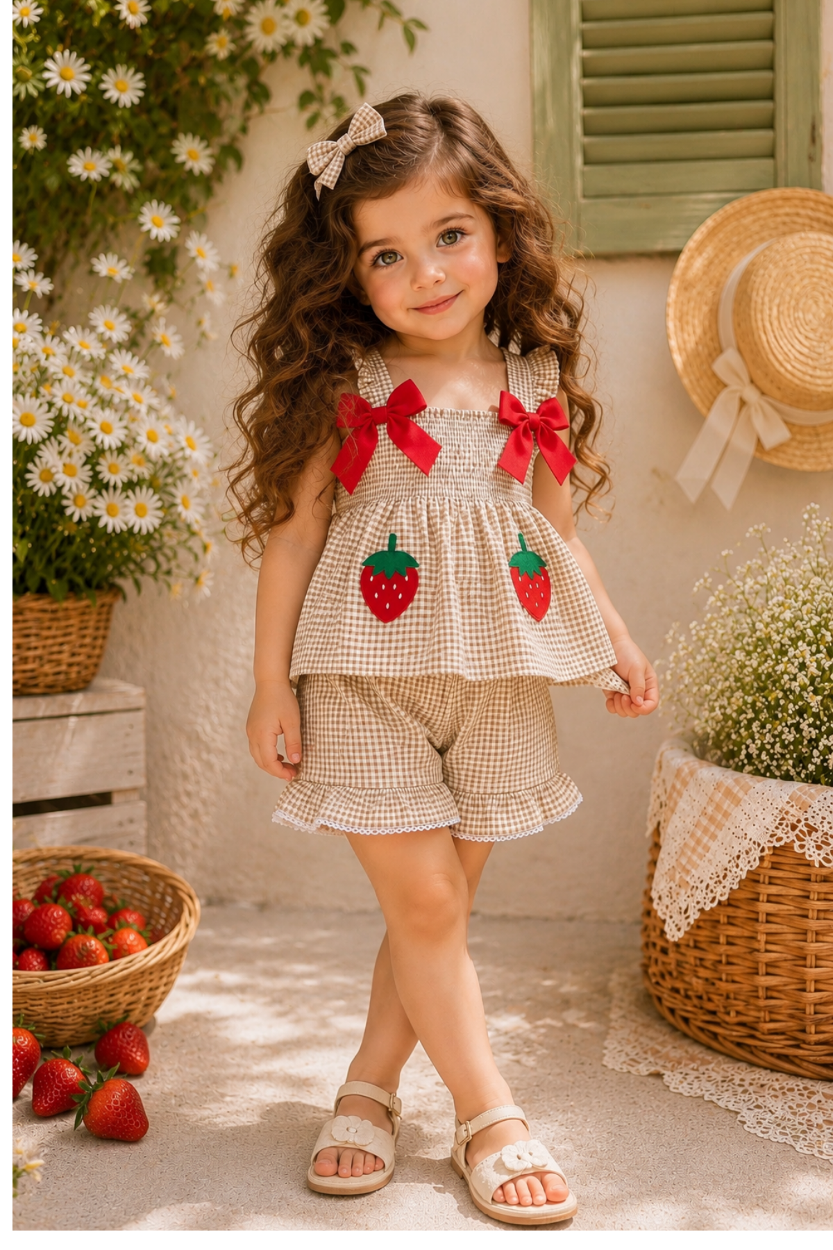 Pötikare Cherry Takım -Bej (1-5 yaş)