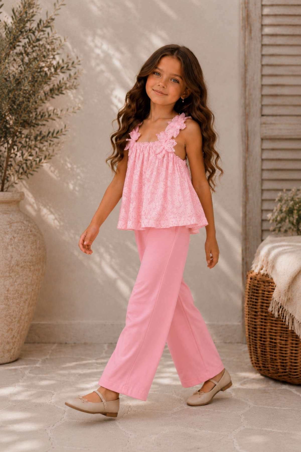 Rosy Keten Takım - Pembe (3-8yaş)