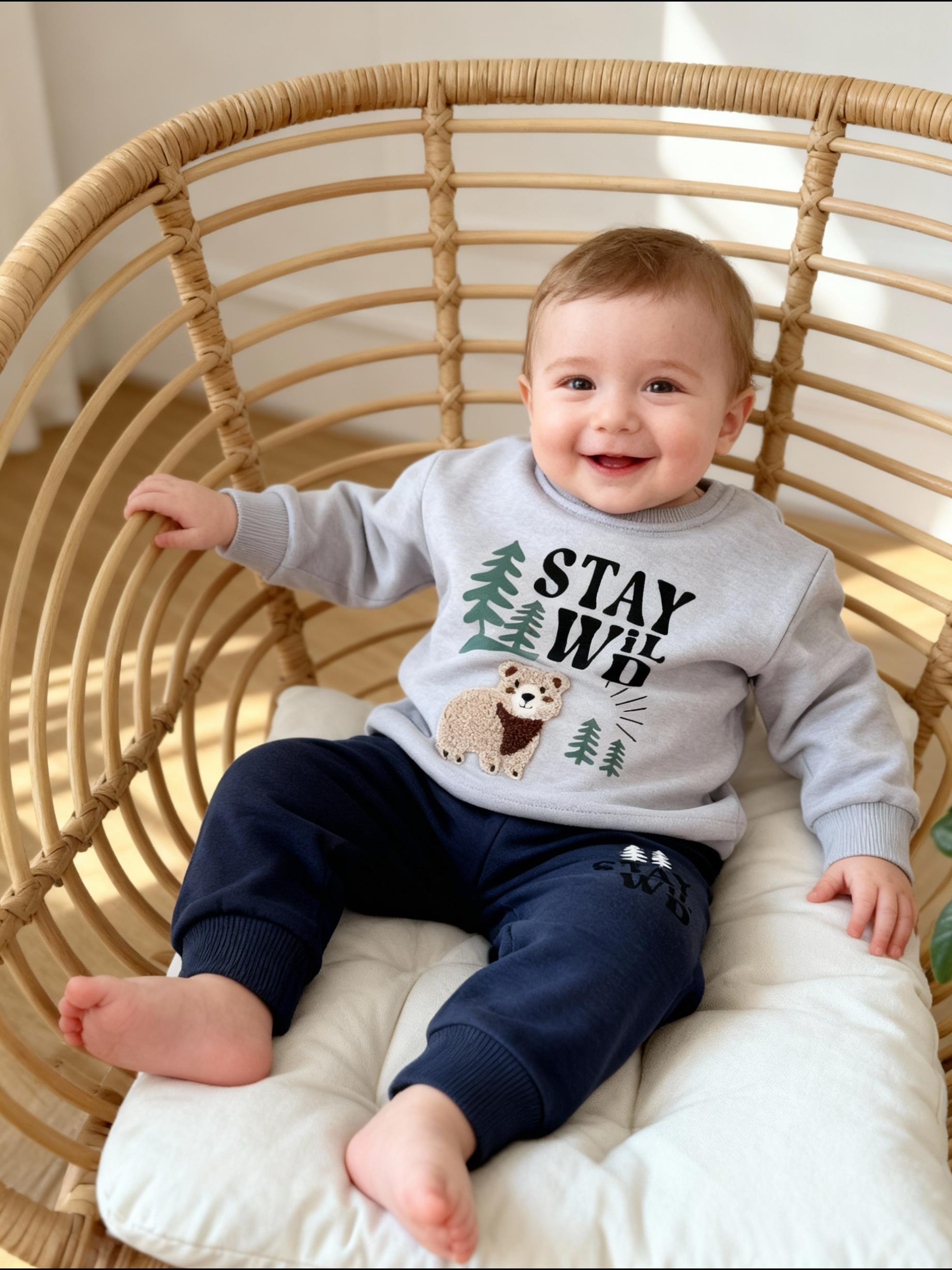 Stay Wild Takım-Atrasit(1-4 yaş)