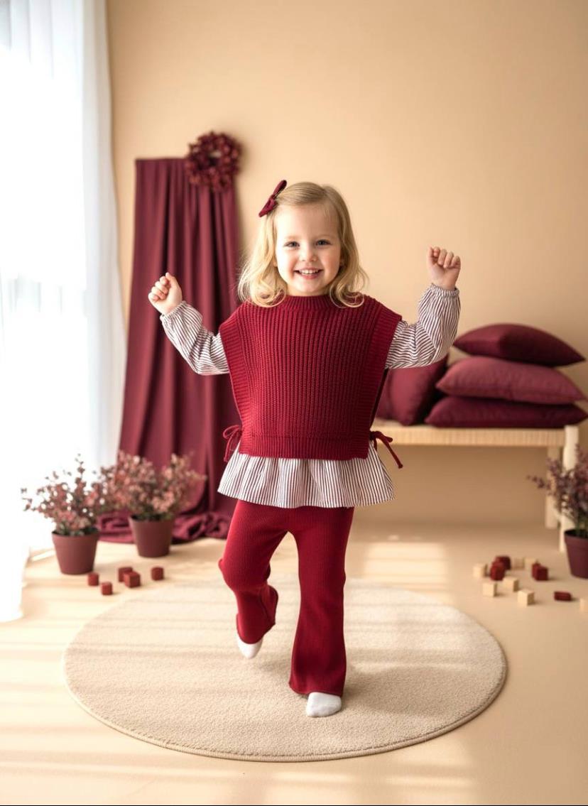 Triko Takım-Bordo(2yaş-8yaş)