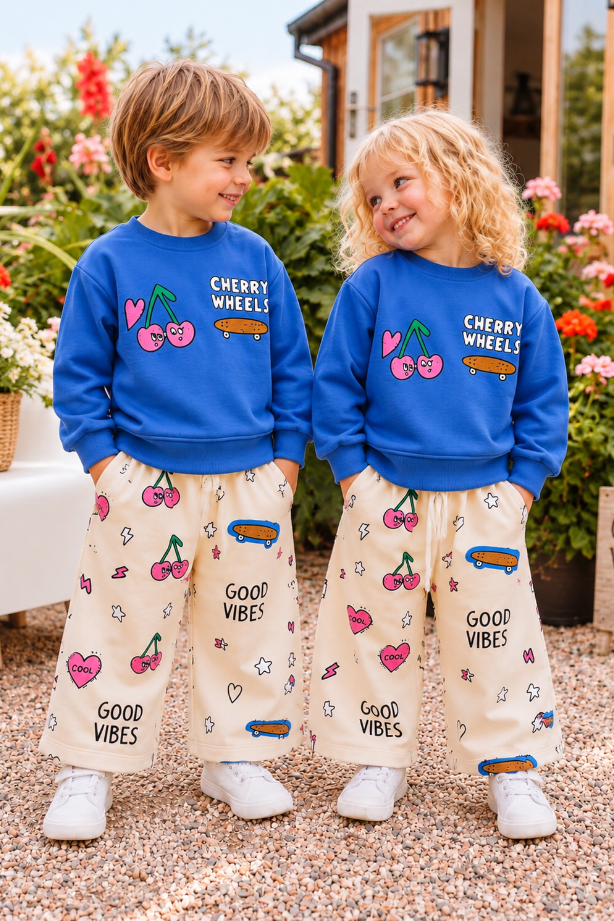 Unisex Cherry Wheels Takım (2-8 yaş aralığı)