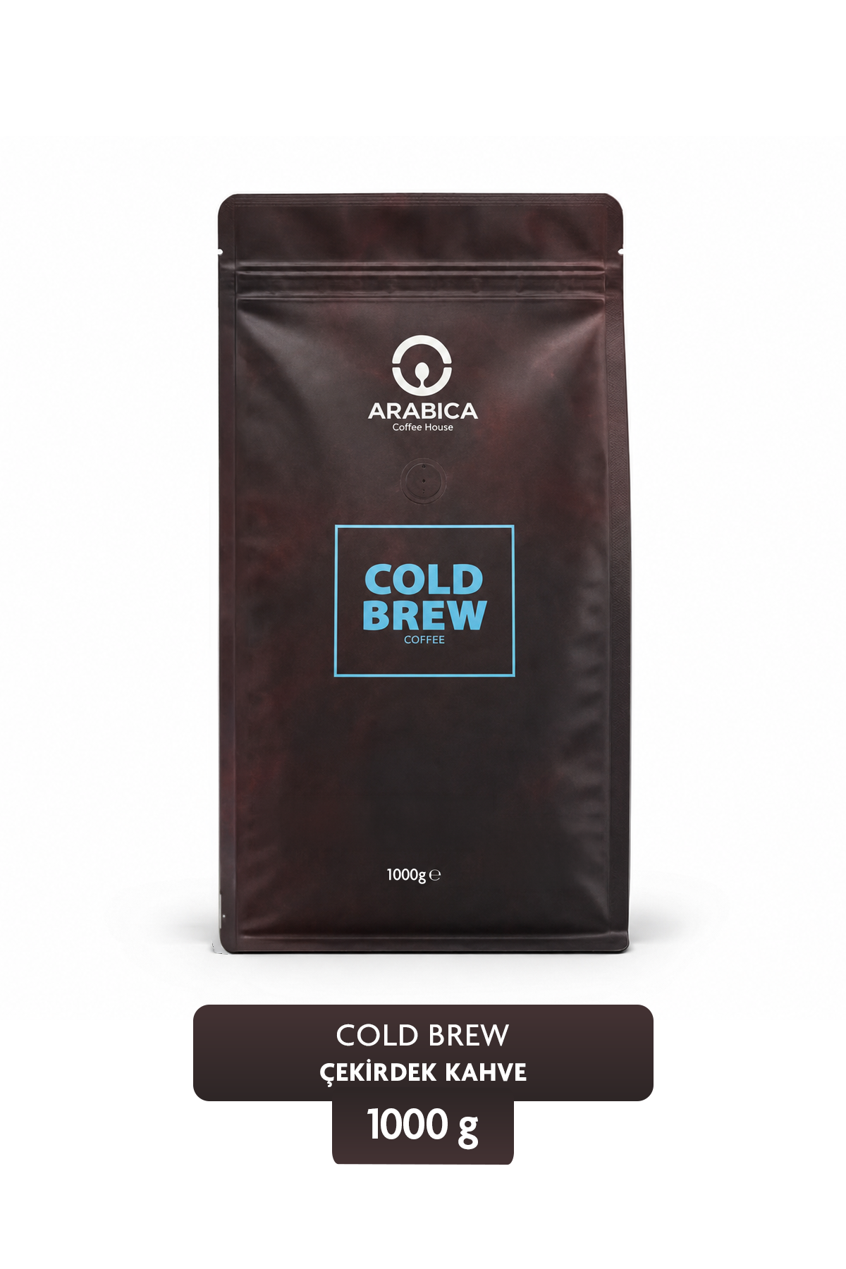 Arabica Coffee House Cold Brew Çekirdek Kahve 1 kg | Specialty Coffee | Dark Roast | Soğuk Demleme Kahvesi