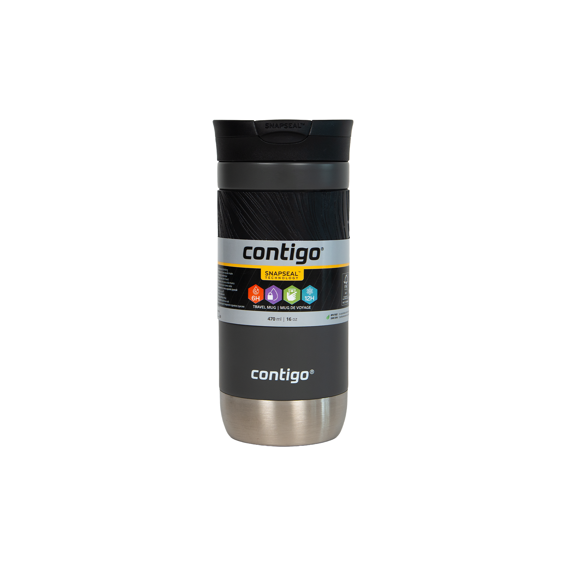 CONTİGO ANTRASİT TERMOS 470 ML