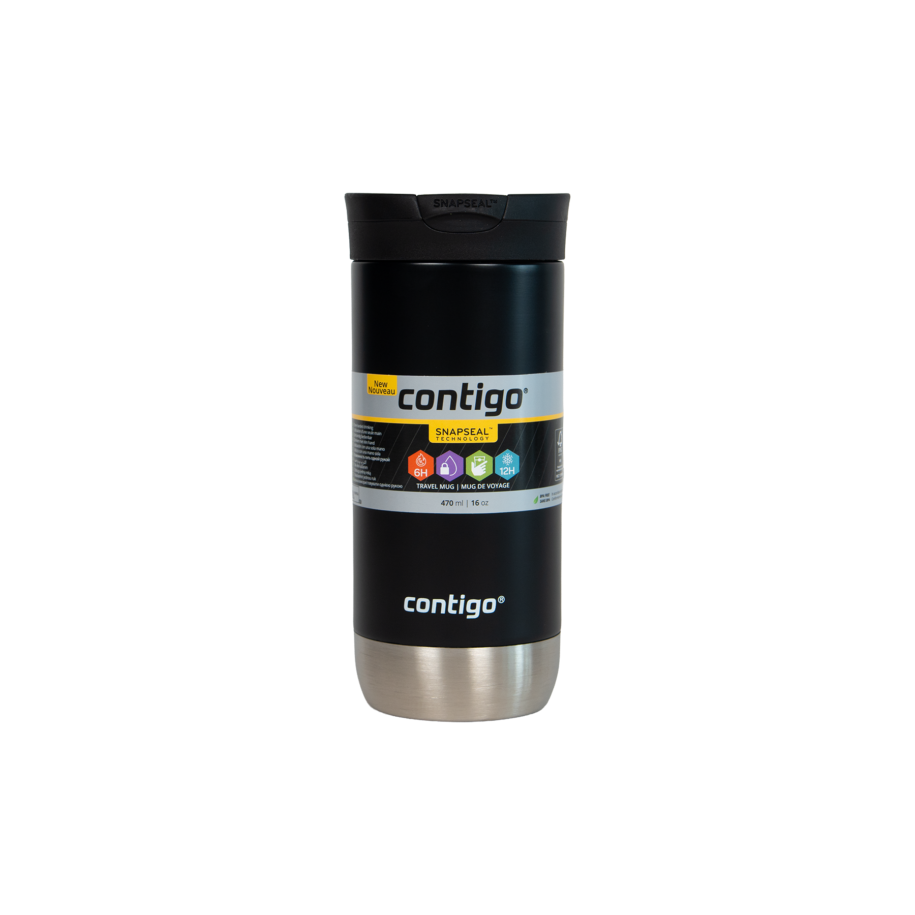 CONTİGO SİYAH TERMOS 470 ML