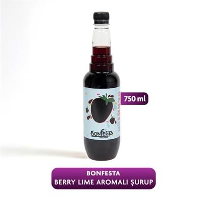 Bonfesta Berry Lime Şurup 750ml – Aromalı Kahve Şurubu
