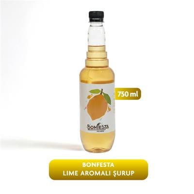 Bonfesta Lime Aromalı Şurup 750ml – Aromalı Şurup – Kokteyl Şurubu