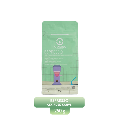 Espresso Kahve 250g  Çekirdek Kahve Taze Kavrulmuş