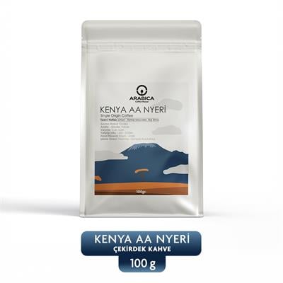 Kenya AA Natural Kahve 100g Çekirdek Kahve Taze Kavrulmuş