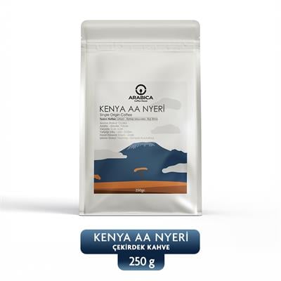 Kenya AA Natural Kahve 250g Çekirdek Kahve Taze Kavrulmuş