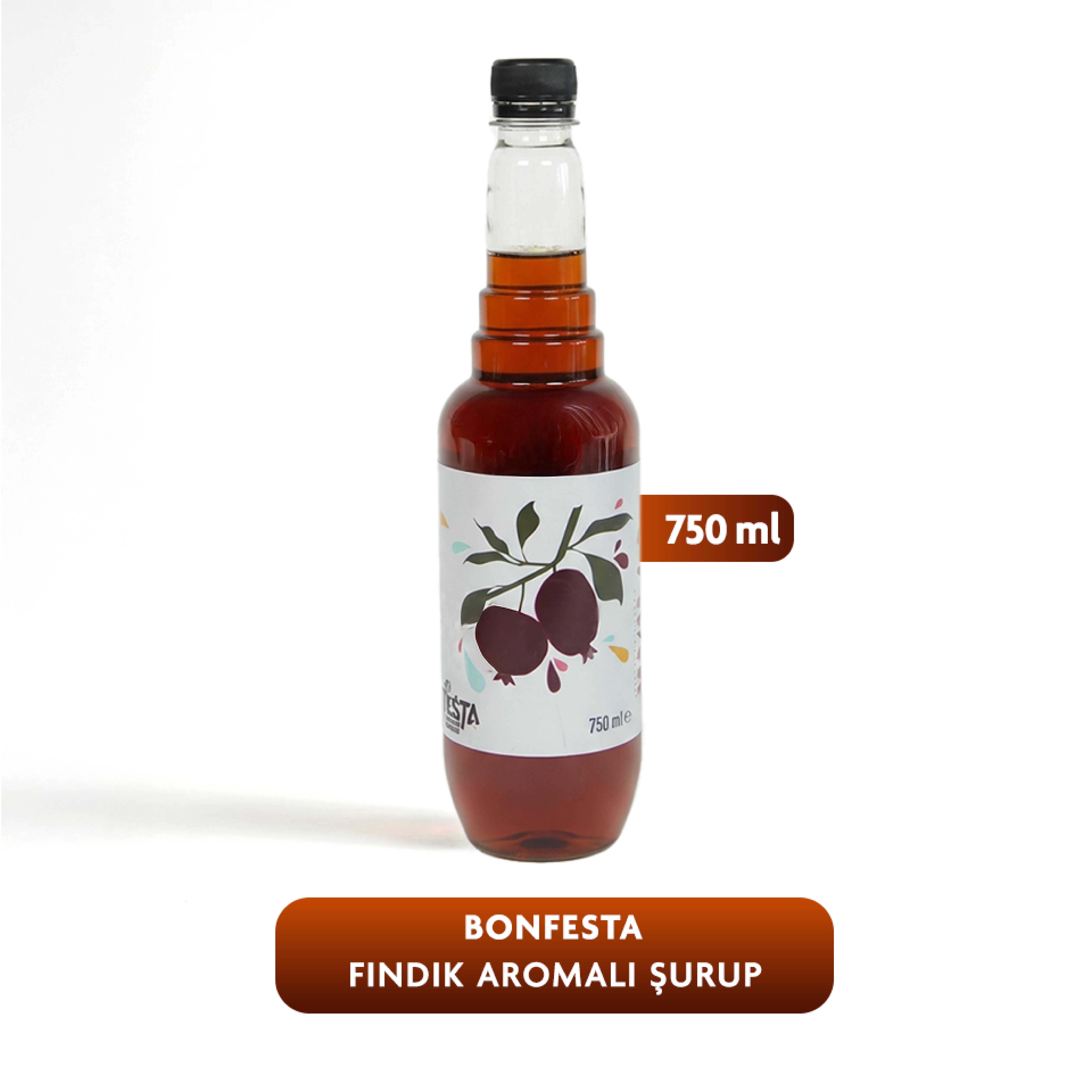Bonfesta Fındık Aromalı Şurup 750ml – Kahve Şurubu