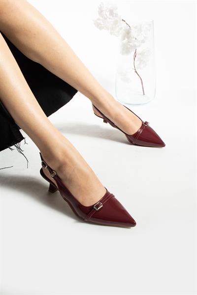 Darla Bordo Rugan Aksesuar Detaylı