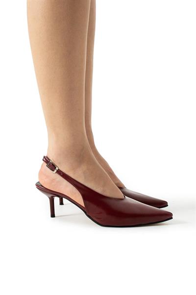 Hana Zarif Dekolte Tasarım Bayan Topuklu Ayakkabı