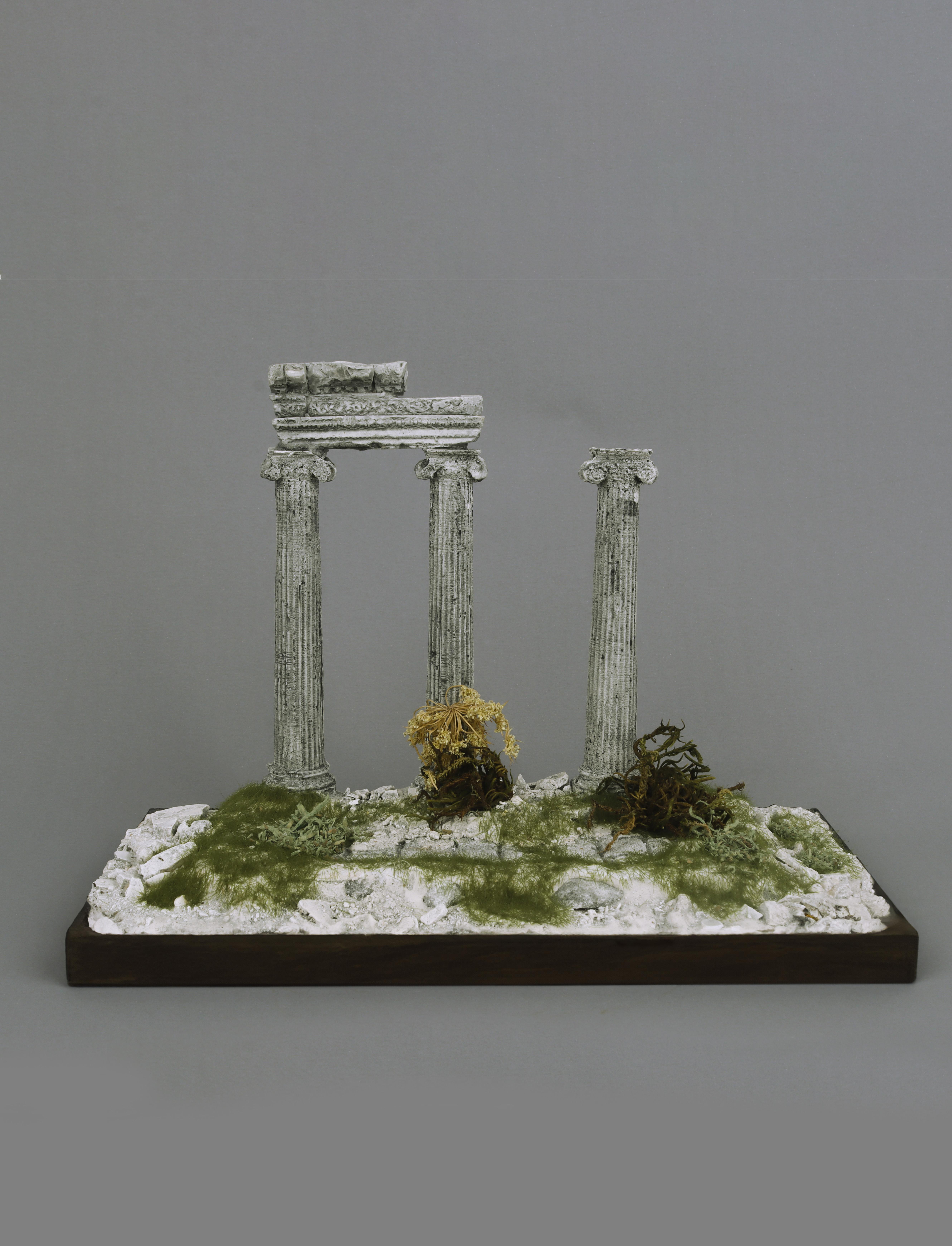 Yıkık Stoa Diorama