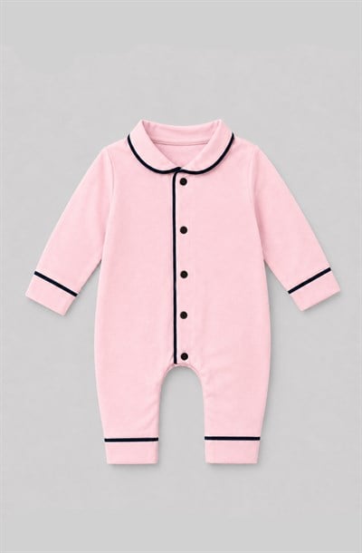 Şık Sade Bebek Uyku Tulumu-Pembe