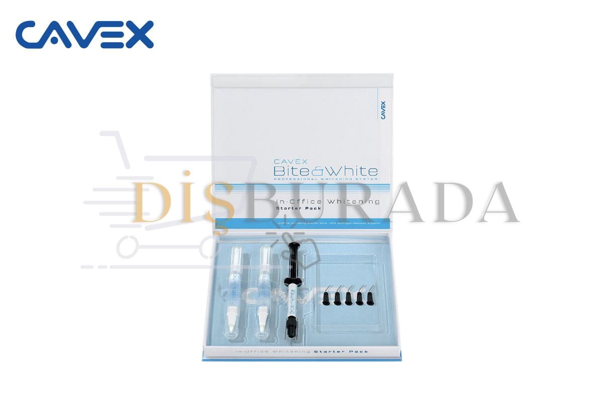 Cavex Bite & White Ofis Tipi Beyazlatma Kiti - Starter Kit