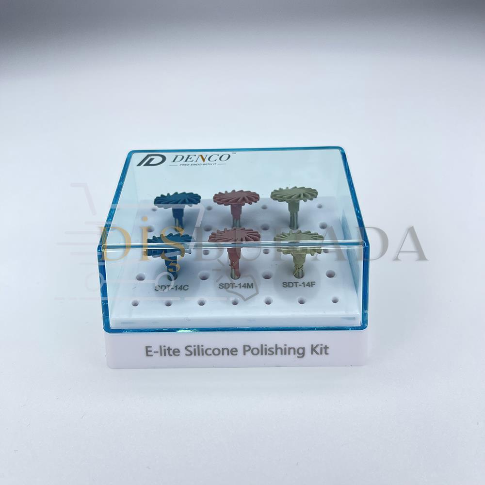 Denco E-Lite Composite Polishing Kit 6'Lı - Polisaj Kiti