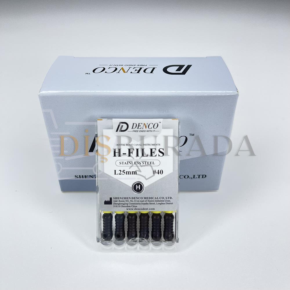 Denco H Files Kanal Eğesi - Paslanmaz Çelik