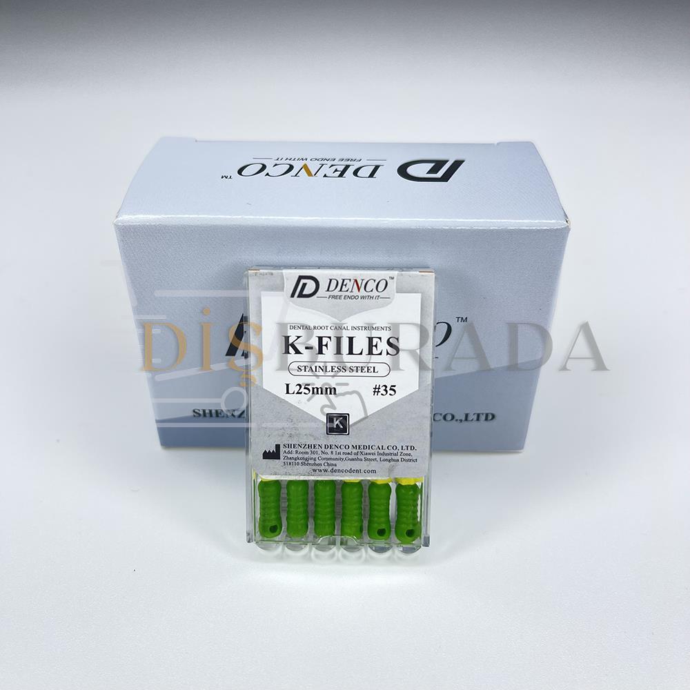 Denco K Files Kanal Eğesi - Paslanmaz Çelik