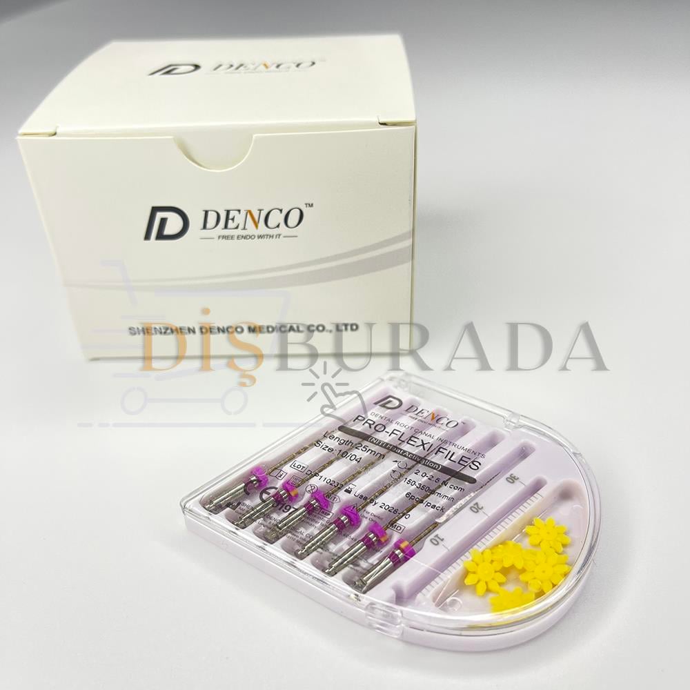 Denco Pro Flexi Files Gold Endomotor Eğesi