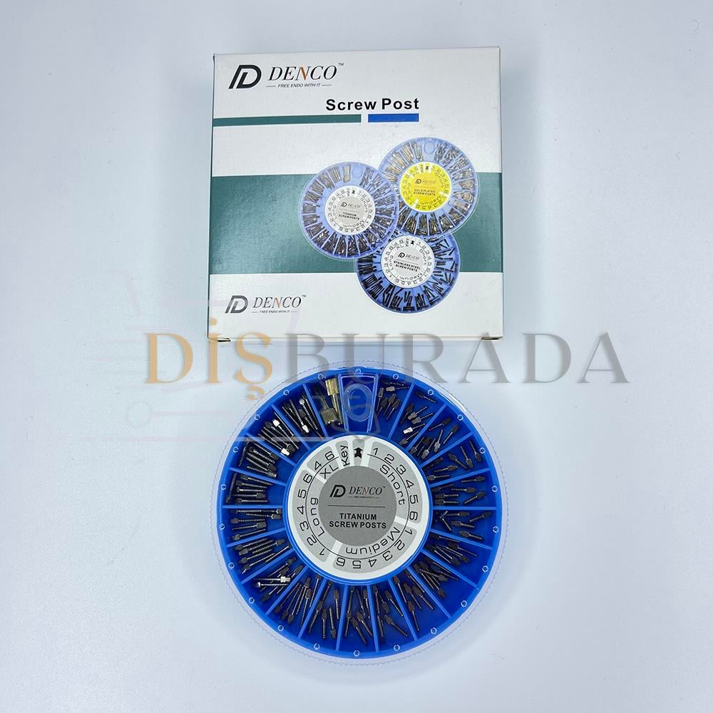 Denco Titanyum  Screw Post-Kit 120'Li