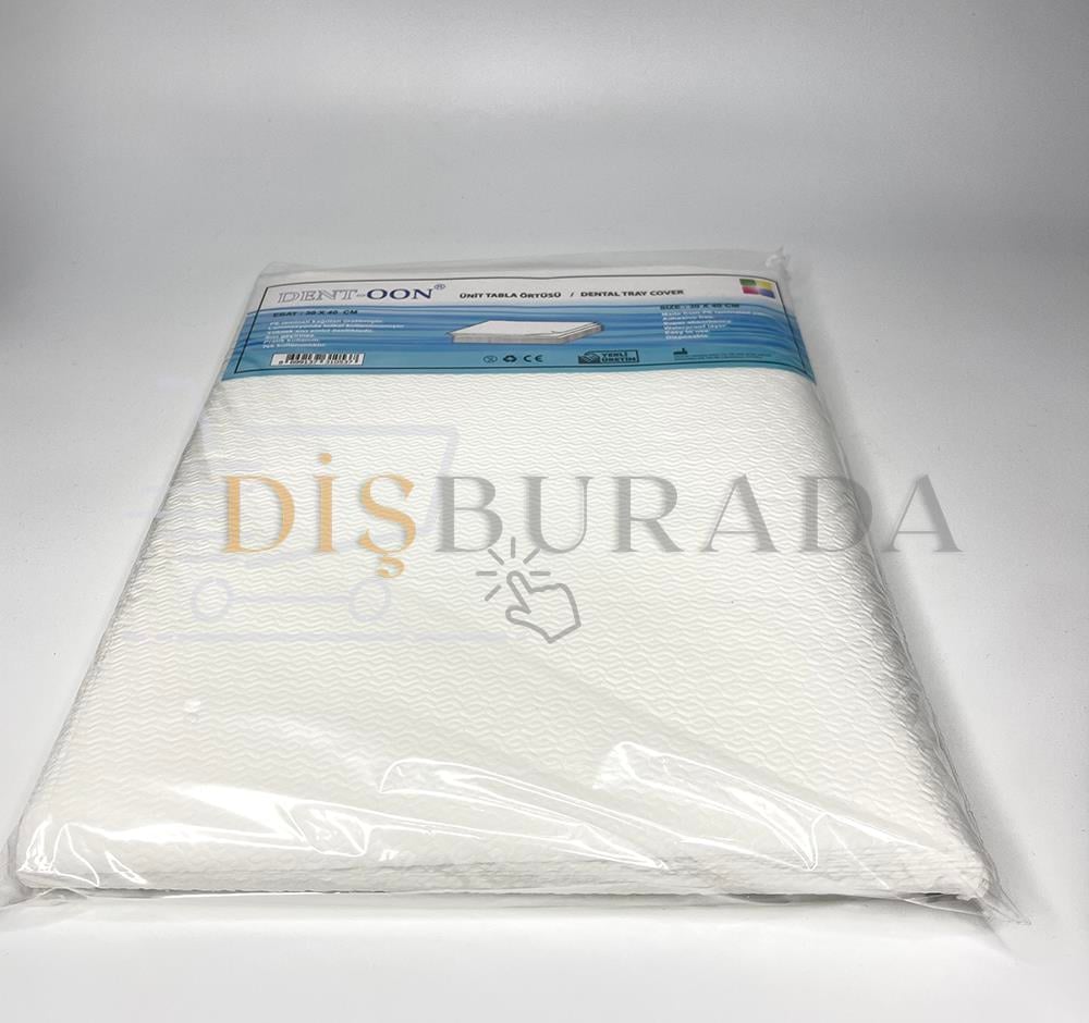 Dent-Oon - Unit Tabla Örtüsü 19*28 Cm 100 Lü Beyaz