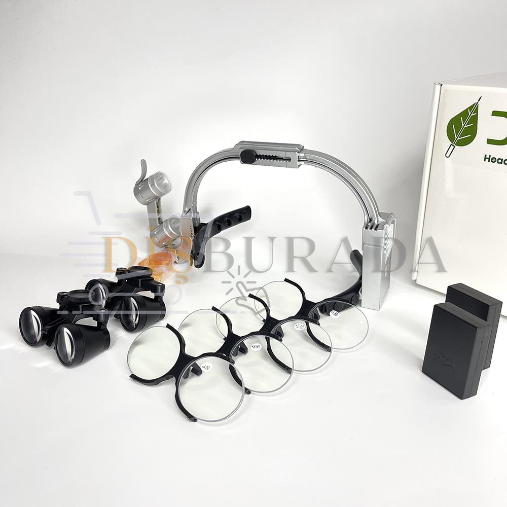 Dental Loupe Seti 1.5x,2.5x,3.5x,4x 