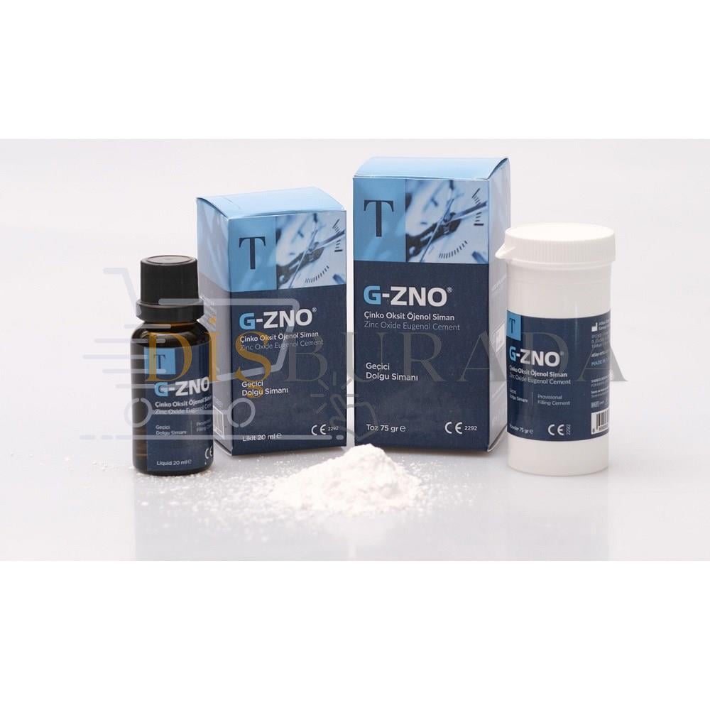 G-Zno Çinko Oksit Ojenol Siman Takımı  Toz 75Gr +Likit 20Ml  