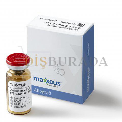 Maxxeus Cortıcocancellous 0.5-1.0Mm - 1 Cc Ref:Dz010