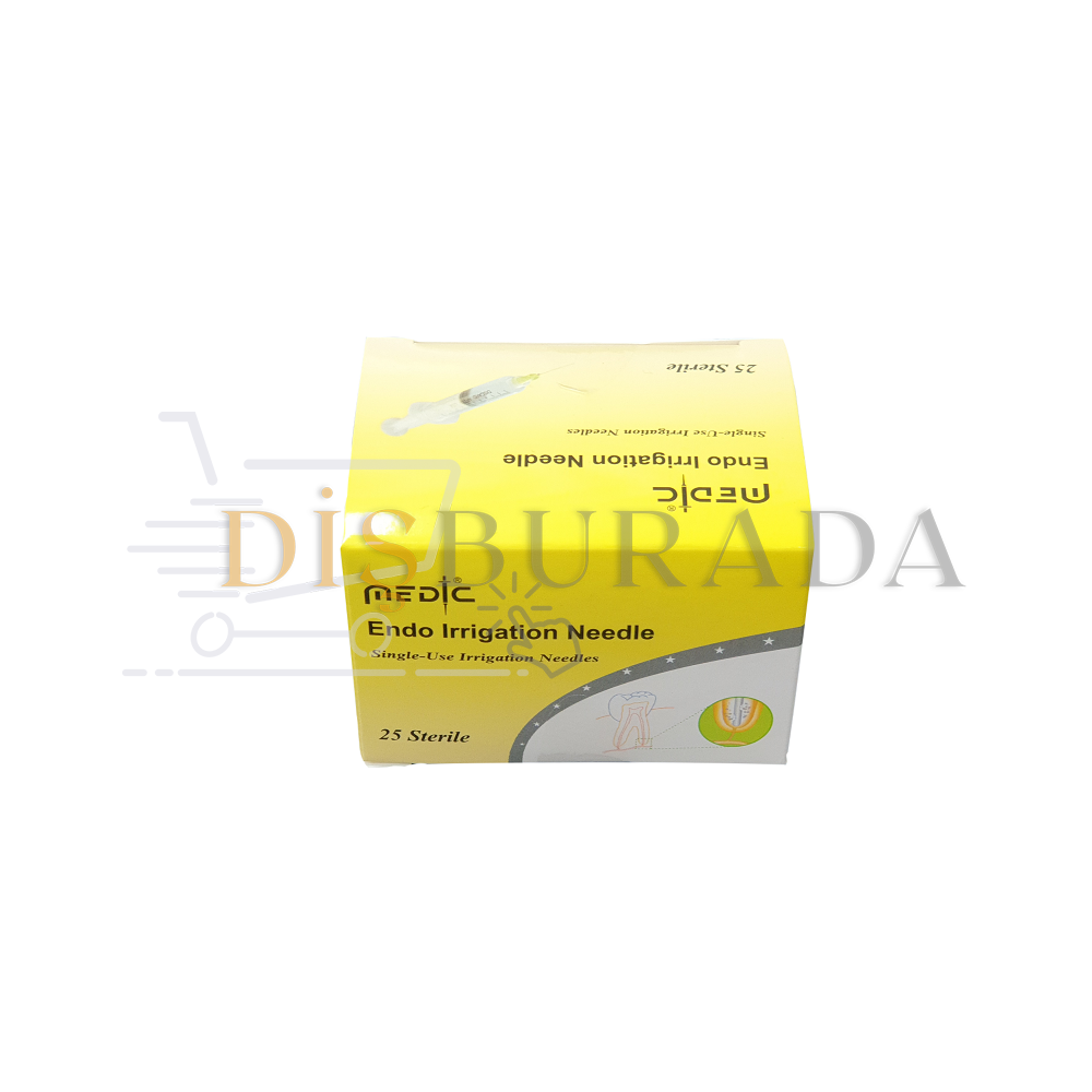 Medic-Endo İrrigation Needle 25 Pcs.Size:30G*25Mm