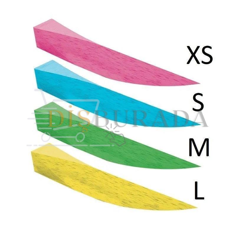 Polydentia Pinky Wood Wedges Asorti 100 Pcs Ref:5011S