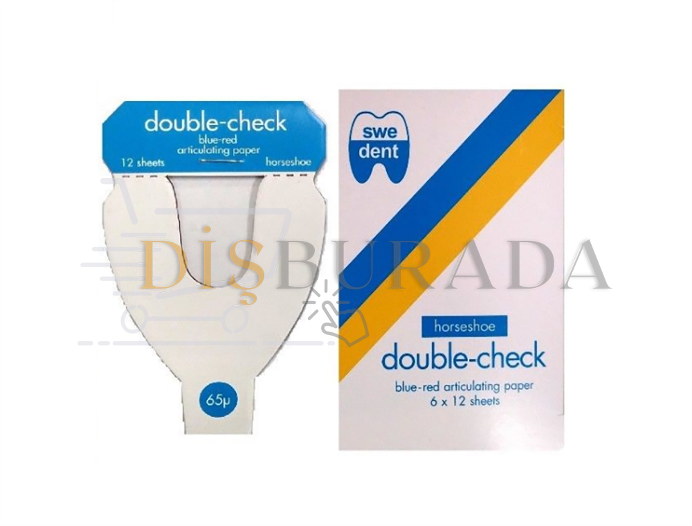 Swedent Double-Check Artikülasyon Kağıdı U/Nal