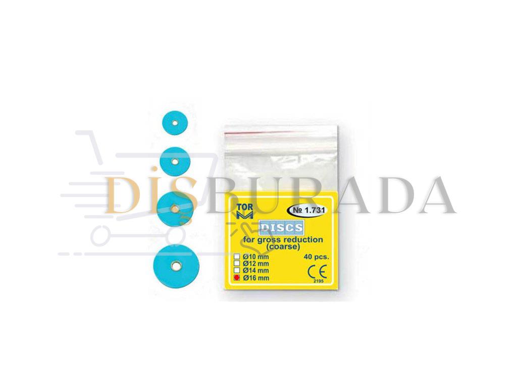 Tor Vm 1.731 Kompozit Parlatma Diski Mavi 40'Lı - 10Mm