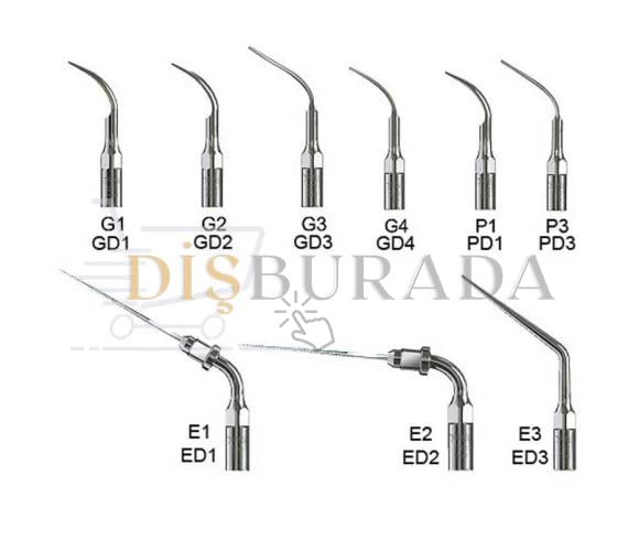Woodpecker Kavitron Ucu  5'Li Set - Asorti