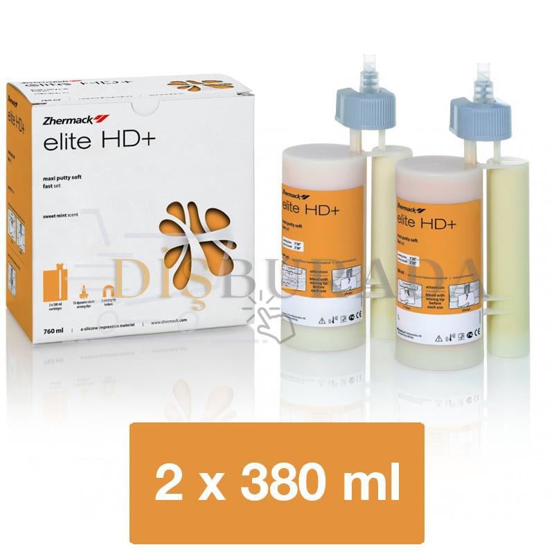 Zhermack - Elıte Hd + Maxı Putty Fast Set 2*380 Ml Lot:388130