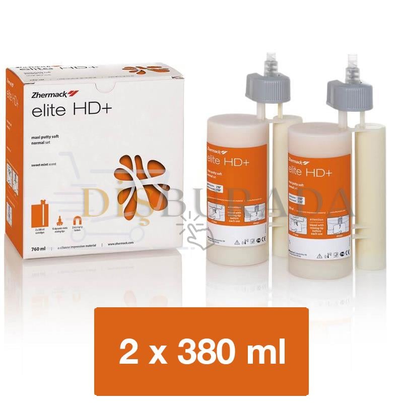 Zhermack - Elıte Hd+ Maxı Putty Soft Normal Set 2*380 Ml Ref:C202330