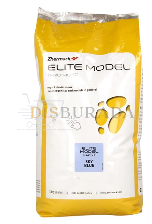 Zhermack - Elıte Model Thixtropic Type Fast Sky Blue Bag 3 Kg