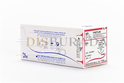 Boz - Fastlak Usp:3/0 19Mm 3/8 Aşağı Keskin 75Cm Tek İğne Ref:Fl3108