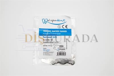 Dispodent Yengeç Matrix Bandı 2 Delikli Form No:12