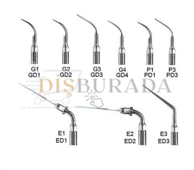 Woodpecker Kavitron Ucu  5'Li Set - Asorti