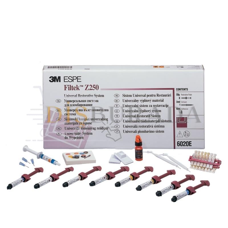 3M Z250 Syrınge Intro Kompozit Seti - 8Tüp+Asit+Bond Ref:6020E