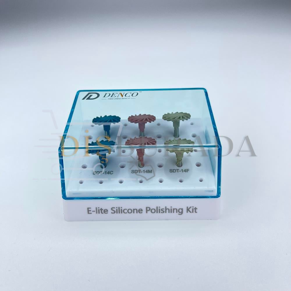 Denco E-Lite Composite Polishing Kit 6'Lı - Polisaj Kiti