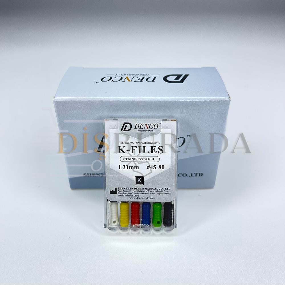 Denco K Files Kanal Eğesi - Paslanmaz Çelik