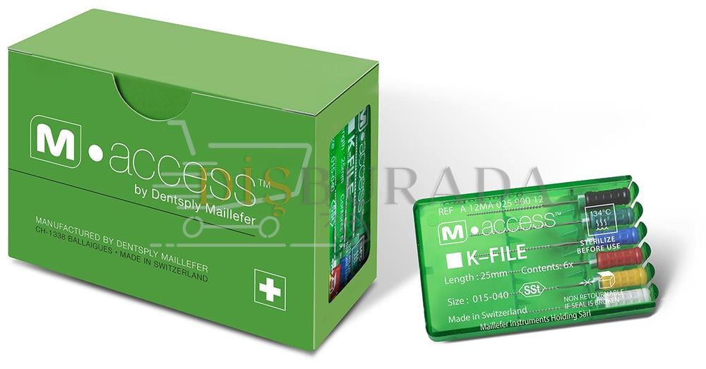 Dentsply M-Access K Files Kanal Eğesi - 25 Mm #006